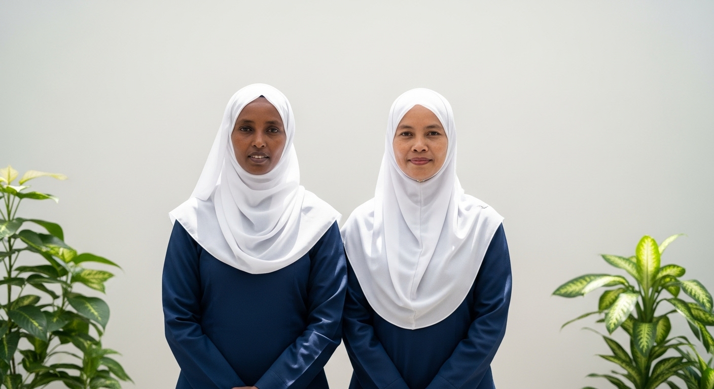 خادمة مقيمة تحت الكفالة العائلية