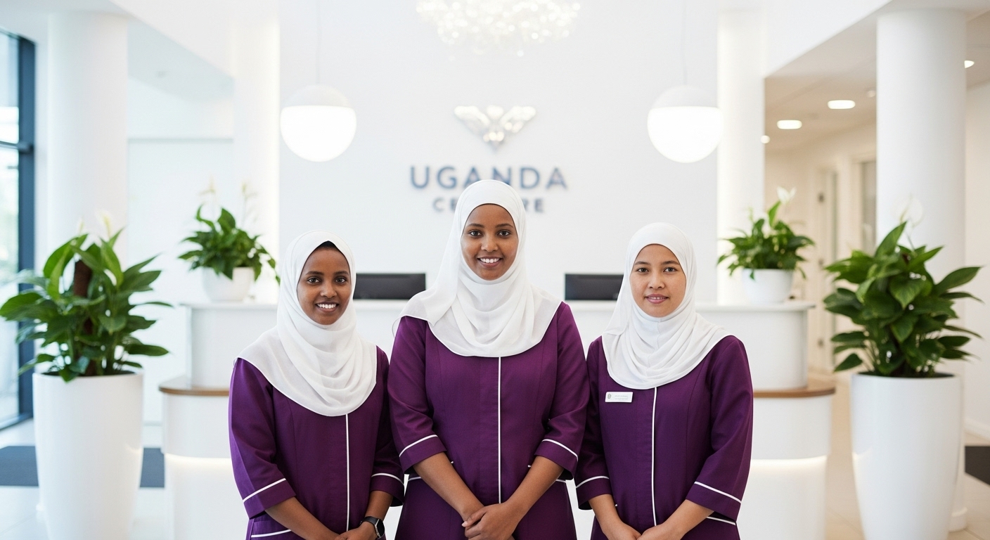 خادمة مقيمة تحت كفالة الشركة